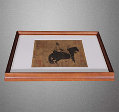 阎良书画装裱配框服务案例